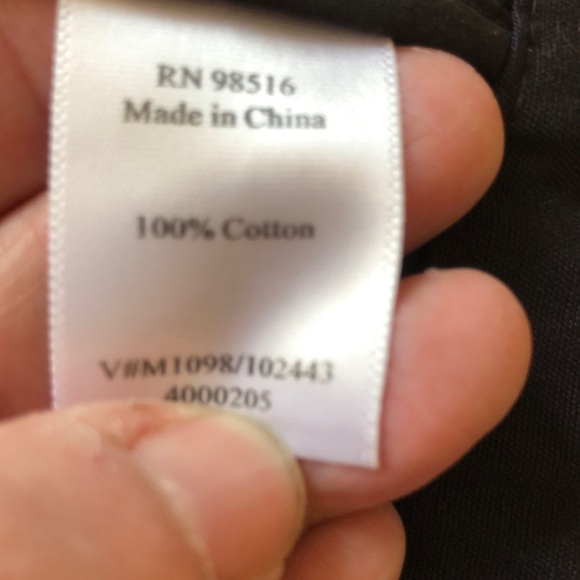 Coldwater Creek black cotton jacket size 4 NWOT - Picture 4 of 6